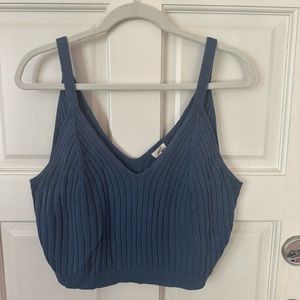 Aerie cropped knit top